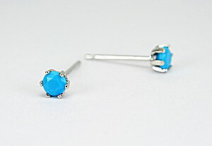 【P10倍】ピアス レディース 3mmトルコ スタッドピアス 14k K14ホワイトゴールド 金属アレルギー対応 アレルギー対策 おしゃれ おすすめ 大人 シンプル 普段用 女性 20代 30代 40代 50代 日本製イ