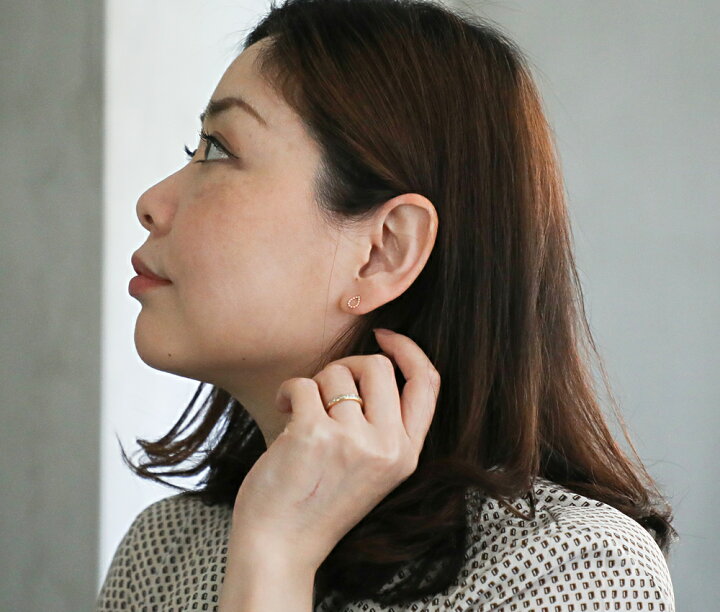 楽天市場】ピアス レディース リボン 鍵 オープンハート ティア 