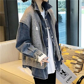 レディース コート ジャケット デニムジャケット デニムコート カーディガン トップス アウター 春 秋 長袖 デニム カジュアル ゆったり ファッション 送料無料