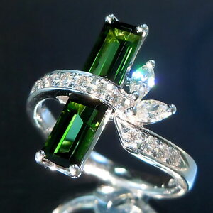 �@[�W���G���[�N�C�[��][�X�s�[�h�z]�v���`�i(Pt900) �O���[���g���}���� �����O(1.91ct/0.44ct/�d�C��/�嗱/�c��/�X�N�G�A/10���a����)�y�n�C�N���X�z�y��� �W���G���[�z�y�v���[���g�z�y����