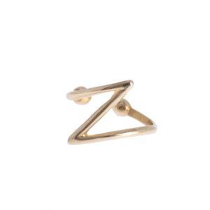 イヤーカフ K10 から 選べる金色 18金地金のみ イヤークリップ ノンホールピアス フェイクピアス 70365