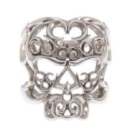メンズ 男性 Pt900 プラチナ ダイヤモンド 指輪 リング skull dikuro ドクロ 髑髏 スカル 幅広 rapinesu-3688