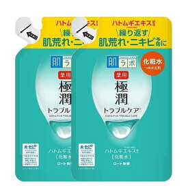 ロート製薬 肌ラボ 薬用 極潤 スキン コンディショナー 詰め替え 170ml×2個セット