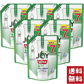除菌ジョイ JOY 詰め替え コンパクト 超特大 緑茶の香り 960ml×6袋セット