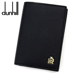 dunhill　ダンヒル　L2S847A　カードケース　名刺入れ　レザー　ブラック　FURHAM　フルハム　人気商品【送料無料】