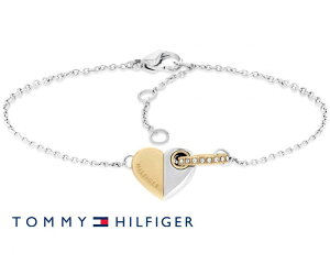 TOMMY HILFIGER トミーヒルフィガー 2780880 ブレスレット ハート バイカラー レディースアクセサリー ゴールド 新品 【送料無料】