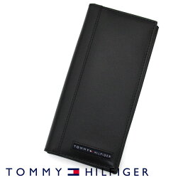 TOMMYHILFIGER トミーヒルフィガー 31TL19X019 001 レザー 小銭入れ付き 長財布 ブラック メンズ 男性用 ギフト プレゼント 【送料無料】