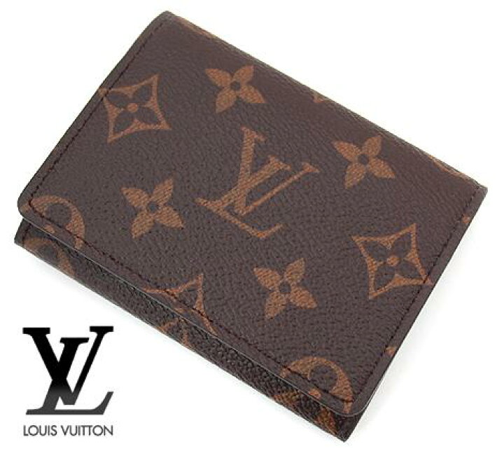楽天市場】LOUIS VUITTON ルイヴィトン M63801 モノグラム 名刺入れ  