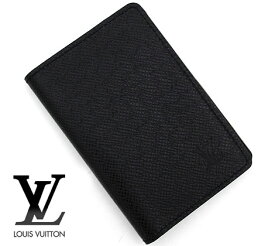 LOUIS VUITTON ルイヴィトン M30537 タイガ 名刺入れ/カードケース オーガナイザー・ドゥ ポッシュ ノワール ブラック メンズ ギフト 新品【送料無料】
