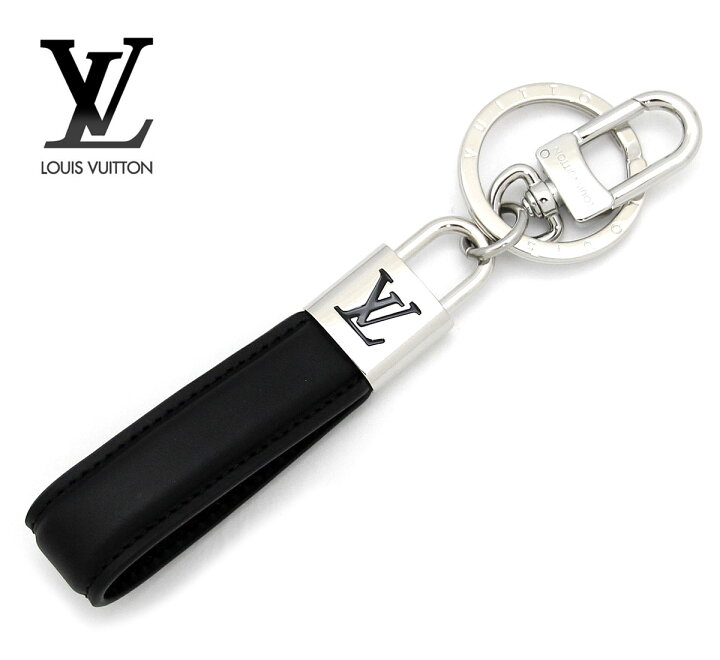 最新✨ルイヴィトン キーホルダー LV パドロック M00745 キーリング 黒