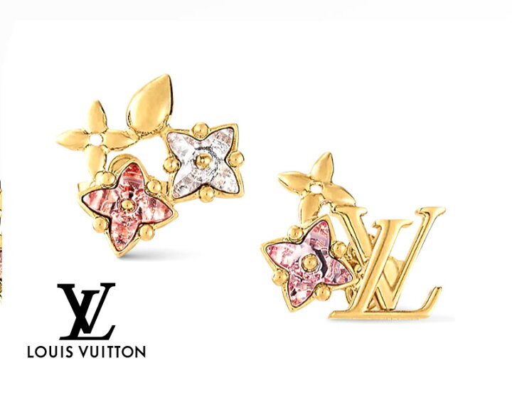 楽天市場】LOUIS VUITTON ルイ ヴィトン M00786 ピアス・ピュス 