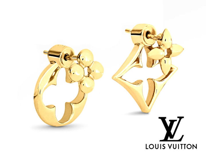 楽天市場】LOUIS VUITTON ルイ ヴィトン M00770 ピアス・LV フラワー  