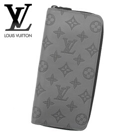LOUIS VUITTON ルイヴィトン M81384 モノグラム・シャドウ ジッピーウォレット ヴェルティカル メンズ 小銭入れ付き ラウンドファスナー 長財布 グレー 新品【送料無料】