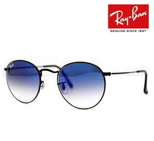 Ray Ban ���C�o�� RB3447 002/3F 50 ROUND METAL �T���O���X ���E���h���^�� �����Y ���f�B�[�X ���j�Z�b�N�X �u���b�N �N���A �O���f�B�G���g �u���[ �O���f�[�V���������Y ���K�i �y���������z