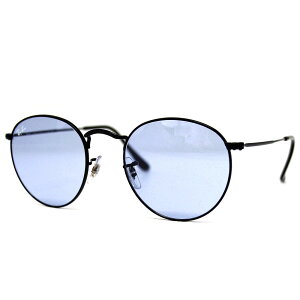 Ray Ban ���C�o�� RB3447 002/64 50 ROUND METAL WASHED LENSES �T���O���X ���E���h���^�� �E�H�b�V���h�����Y �����Y ���f�B�[�X ���j�Z�b�N�X �u���b�N �u���[ ���K�i �y���������z