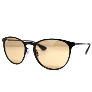 Ray Ban ���C�o�� RB3539 002/93 54 �T���O���X ERIKA METAL ���^�� �G���J �u���b�N �u���E�� ���K�i ���f�B�[�X �����p �V�i �y���������z