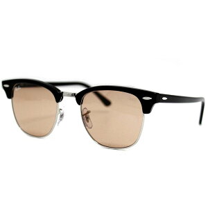 Ray Ban ���C�o�� RB3016 13544B 51�@CLUBMASTER�@�T���O���X�@�N���u�}�X�^�[ �u���b�N �V���o�[ �s���N�@�u���[�@�����Y ���f�B�[�X ���j�Z�b�N�X�@���K�i �y���������z