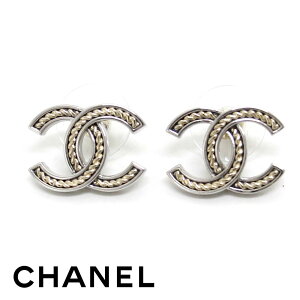 CHANEL �V���l�� ABG124 B21259 U2306 �s�A�X �����p CC�}�[�N �R�R�}�[�N ���f�B�[�X �����p �V���o�[/�S�[���h �V�i ���t�y���������z