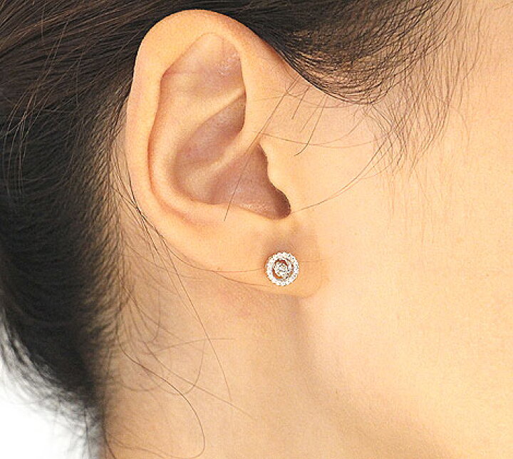 ダンシングストーン＊K18WG ホワイトゴールド＊ダイヤモンドパール  