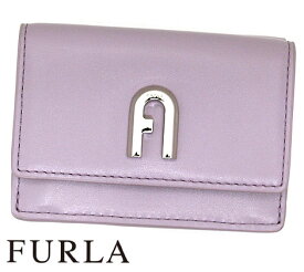 FURLA フルラ　WP00122 AX0733 IRI00　MOON COMPACT WALLET　ムーン　小銭入れ付 三つ折り財布　コンパクト財布　ミニ財布　IRIS　パープル系【送料無料】