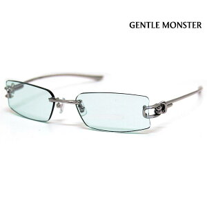 GENTLE MONSTER �W�F���g�������X�^�[ GAMOT-02(GR) ���K�l�t���[�� �A�C�E�F�A �u�[�P�R���N�V���� �X�N�G�A�V�F�C�v �V���o�[/�O���[�� �V�i ���s�A���i �y���������z