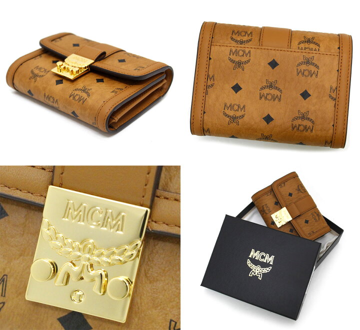 楽天市場】MCM エムシーエム MYSESXT01CO001 Tracy 三つ折りウォレット  
