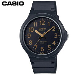 CASIO Collection MW-240-1B2JH カシオ コレクション 腕時計 3針 スタンダード アナログウォッチ ブラック × ゴールド 正規品