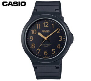 CASIO Collection MW-240-1B2JH �J�V�I �R���N�V���� �r���v 3�j �X�^���_�[�h �A�i���O�E�H�b�` �u���b�N × �S�[���h ���K�i