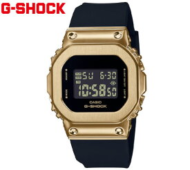 CASIO　G-SHOCK GM-S5600GB-1JF カシオ 腕時計 WOMEN レディース 5600シリーズ デジタル メタルカバー メタルケース レディース ブラック ゴールド 【送料無料】