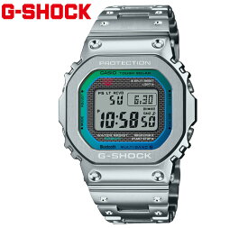 CASIO G-SHOCK GMW-B5000PC-1JF カシオ 腕時計 FULL METAL フルメタル ソーラー電波 モバイルリンク Bluetooth シルバー レインボー 【送料無料】