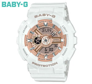 CASIO BABY-G BA-110X-7A1JF �J�V�I �r���v ���f�B�[�X �����p BA-110�V���[�Y �f�W�A�i �N�I�[�c�@�z���C�g ���[�Y�S�[���h �J�W���A�� �y���������z