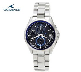 CASIO　OCEANUS　OCW-T2600-1AJF　カシオ　オシアナス 腕時計 アナログ ソーラー電波　マルチバンド6　シルバー×ブラック 【送料無料】