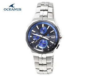 CASIO　OCEANUS　OCW-S5000E-1AJF　カシオ オシアナス Manta マンタ 腕時計 アナログ ソーラー電波　マルチバンド6　Bluetooth　シルバー×ブラック 【送料無料】