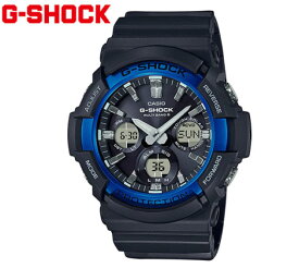 CASIO G-SHOCK GAW-100B-1A2JF カシオ メンズ　腕時計　デジアナ ビッグケース ソーラー電波 ブラック×ブルー【送料無料】