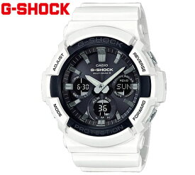 CASIO G-SHOCK GAW-100B-7AJF カシオ　腕時計　デジアナ ビッグケース ソーラー電波 ホワイト×ブラック【送料無料】