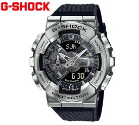 CASIO　G-SHOCK GM-110-1AJF　腕時計 カシオ Metal Covered メンズ デジタルアナログ デジアナ シルバー ブラック 【送料無料】
