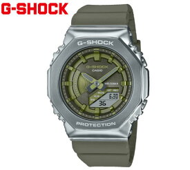 CASIO G-SHOCK GM-S2100-3AJF カシオ　腕時計　デジタルアナログ カーボンコアガード構造　シルバー　グリーン 【送料無料】