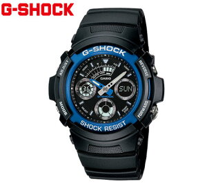 CASIO G-SHOCK AW-591-2AJF �J�V�I �f�W�A�i �u���b�N×�u���[�@�r���v �����Y �y���������z