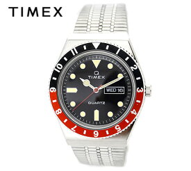TIMEX タイメックス TW2U61300 腕時計 TIMEX Q タイメックスQ メンズ シルバー ブラック コークベゼル 【送料無料】