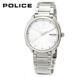POLICE ポリス 15508JS04 BAXLEY メンズ 男性用 腕時計 アナログ クォーツ シンプル 3針モデル シルバー ホワイト文字盤 店頭ディスプレイ品 【在庫処分】 【送料無料】