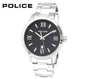 POLICE ポリス PEWJH0004904 メンズ 男性用 腕時計 RAHO アナログ クォーツ シンプル 3針モデル シルバー ブラック文字盤 プレゼント ギフト 【送料無料】
