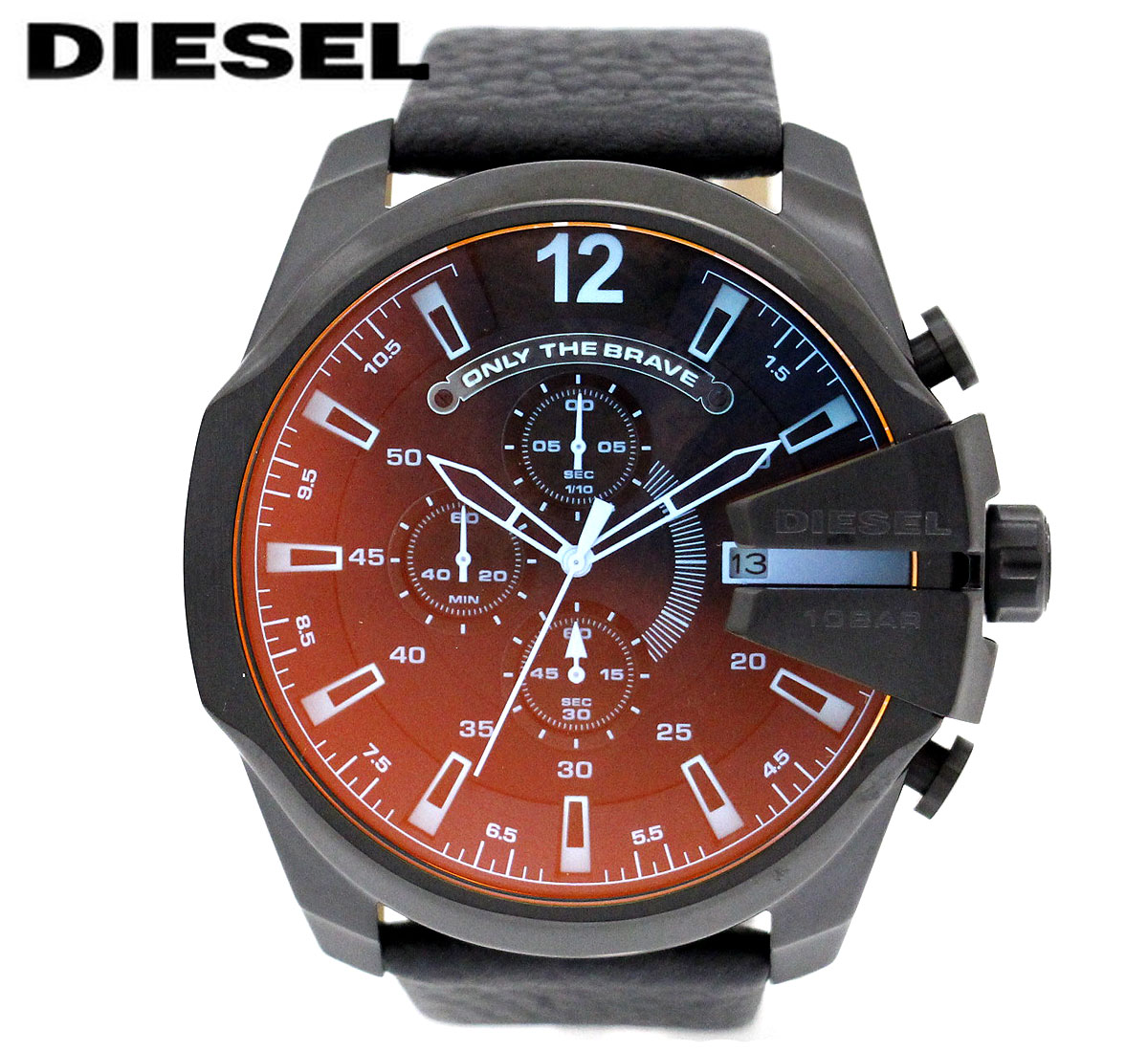 diesel ディーゼル 腕時計 黒 - 時計