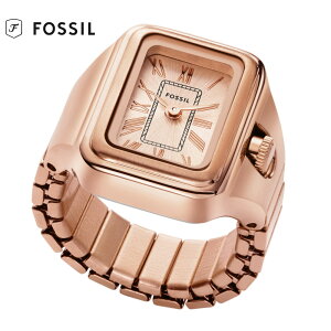 FOSSIL �t�H�b�V�� ES5345 RAQUEL WATCH RING �E�H�b�`�����O ��j ���[�Y�S�[���h �X�e�����X ���v ���N�^���O�� �t���[�T�C�Y ���K�i �V�i �P�[�X�t �y���������z