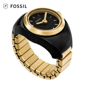 FOSSIL �t�H�b�V�� ES5413 WATCH RING �E�H�b�`�����O ��j �S�[���h�g�[�� �X�e�����X�X�`�[�� �E�H�b�`�����O ���v ���E���h �t���[�T�C�Y ���K�i �V�i �P�[�X�t �y���������z
