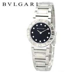 BVLGARI ブルガリ BB26BSS/12 ブルガリ ブルガリ 26MM レディース ウォッチ　腕時計 アナログ クォーツ シルバー ブラック文字盤 ギフト プレゼント 専用BOX 【送料無料】