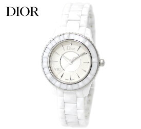 DIOR VIII CD1231E2C001 ディオール8 ディオール オンユイット 腕時計 セラミック 33MM ウォッチ レディース クオーツ ホワイト 【送料無料】