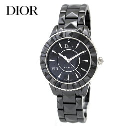 DIOR VIII CD1254E0C001 ディオール8 ディオール オンユイット 腕時計 自動巻き AUTOMATIC セラミック 38MM ウォッチ クオーツ ブラック 【送料無料】