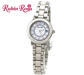 Rubin Rosa ルビンローザ R309SBE レディース 腕時計 ソーラー ホワイト×シルバー【送料無料】