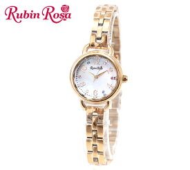 Rubin Rosa ルビンローザ R019SOLPWH Scinti　レディース 腕時計 ソーラー アナログ ピンクゴールド 店頭長期在庫 在庫処分 【送料無料】