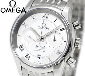 OMEGA オメガ 431.10.42.51.02.001 DE VILLE デ・ヴィル HOUR VISION メンズ 腕時計 コーアクシャル クロノメーター クロノグラフ 42MM 自動巻 並行輸入品 ホワイト文字盤 【送料無料】